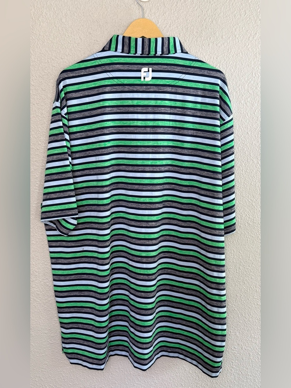 FootJoy | Stripped ProDry Performance Golf Polo | Size XXL - Picture 2 of 4